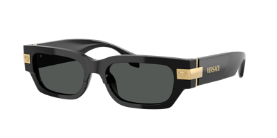 Versace Man Sunglass Ve4465 In Dark Grey