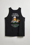 LOSER MACHINE BILLIARDS GRAPHIC TANK TOP IN BLACK, MEN'S AT URBAN OUTFITTERS