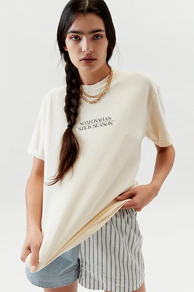 Urban Outfitters Noah Kahan Uo Exclusive Graphic Tee In Ivory, Women's At
