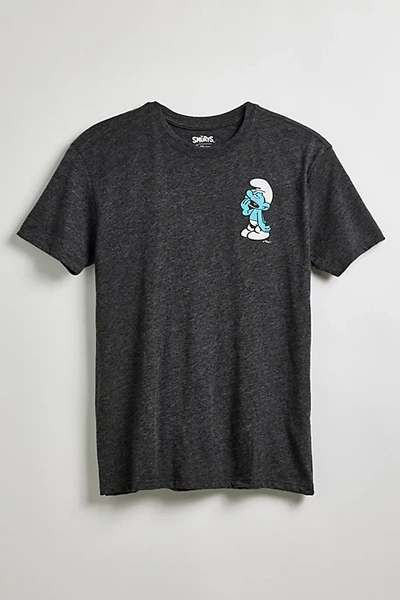 Urban Outfitters The Smurfs Mushroom Tee In Black, Men's At