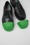 Camper Junction Leather Loafers In Black, Men's At Urban Outfitters