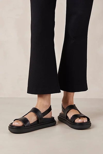 Alohas Lorelei Leather Sandals In Black