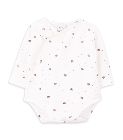 Knot Babies' Amora Bodysuit (1-12 Months) In White