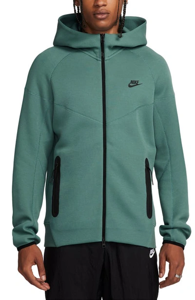 Nike Tech Fleece Windrunner Zip Hoodie In Green