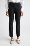 ELEVENTY SLIM FIT VIRGIN WOOL BLEND TROUSERS