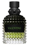 Valentino Born In Roma Uomo Green Stravaganza Eau De Toilette, 1.7 oz In White