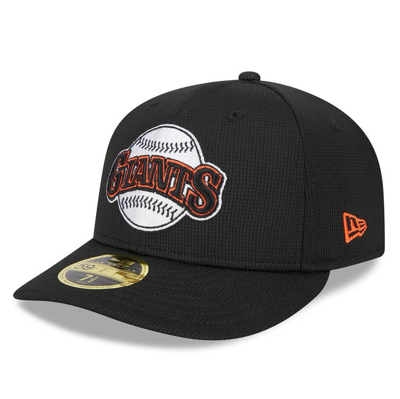 New Era Black San Francisco Giants 2024 Batting Practice Low Profile 59fifty Fitted Hat