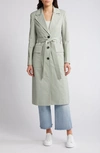 AVEC LES FILLES TAILORED BELTED TRENCH COAT