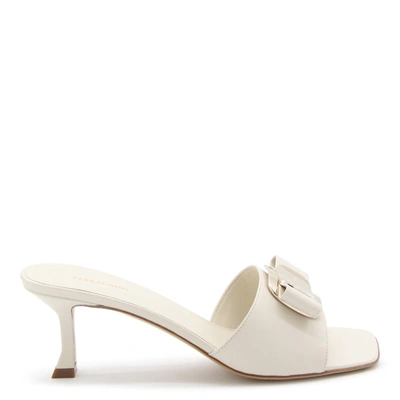 Ferragamo Sandals In Mascarpone