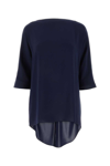 Max Mara Midnight Blue Triacetate Blend Ferro Blouse In Blue