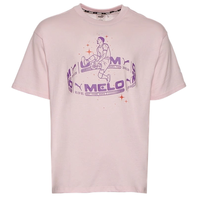 PUMA MENS PUMA X MELO IRIDESCENT SHORT SLEEVE T-SHIRT