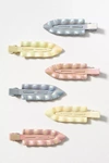 BY ANTHROPOLOGIE IRIDESCENT HAIR CLIPS, SET OF 6
