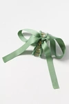 By Anthropologie Clubhouse Bow Hair Claw Clip In Green