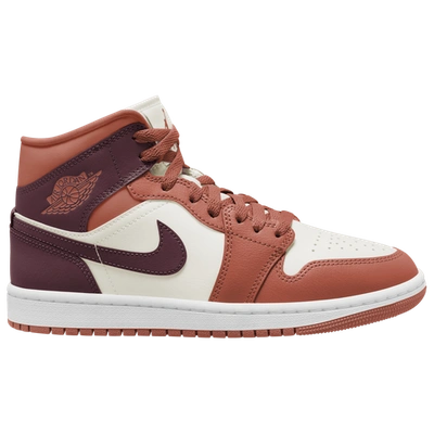 Jordan Womens  Aj 1 Mid In Dusty Peach