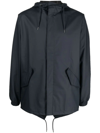 Rains Fishtail Jacket In Blue