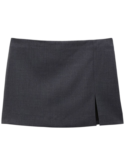 Filippa K Tailored Mini Skirt In Grey