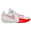 Nike Mens  Air Zoom G.t. Cut 3 In Summit White/metallic Silver/picante Red