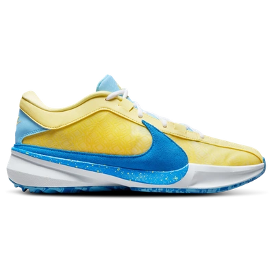 Nike Mens  Zoom Freak 5 In Soft Yellow/white/photo Blue
