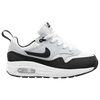Nike Air Max 1 Big Kids' Shoes In Summit White/white/black
