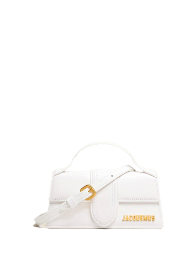 Jacquemus Le Bambino Bag Woman White In Leather In Neutral