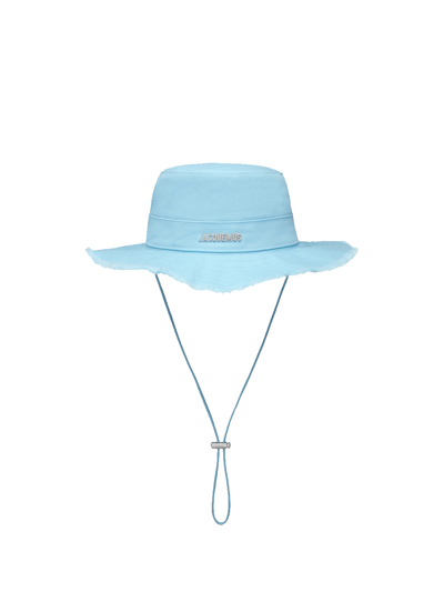 Jacquemus Le Bob Artichaut Bucket Hat In Blue