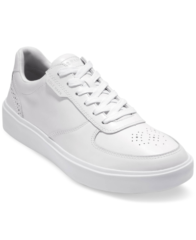 Cole Haan Men's Grand Crosscourt Transition Lace-up Sneakers In Optic White/ Optic White