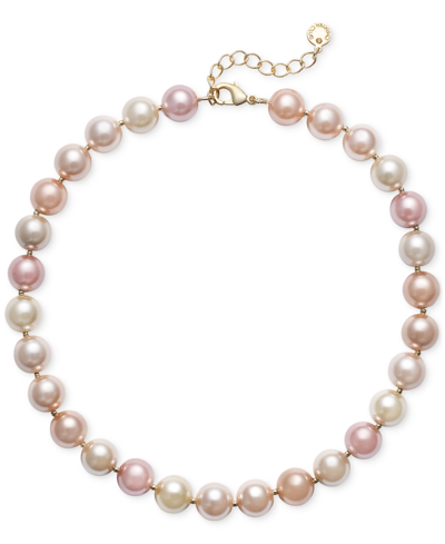 Charter Club Imitation Pearl Collar Necklace, 16" + 2" Extender, Created For Macy's In Multi