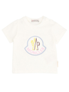 MONCLER GENIUS BRODERIE ANGLAISE T-SHIRT BEIGE
