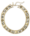 INC INTERNATIONAL CONCEPTS JEWEL ALL AROUND NECKLACE, 17" + 3" EXTENDER, CREATED FOR MACY'S