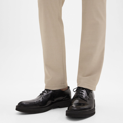 Theory Oxford Shoe In Leather In Black