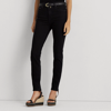 Ralph Lauren High-rise Skinny Ankle Jean In Black Wash