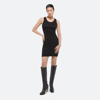 Helmut Lang Soft Ribbed Tank Dress In Black