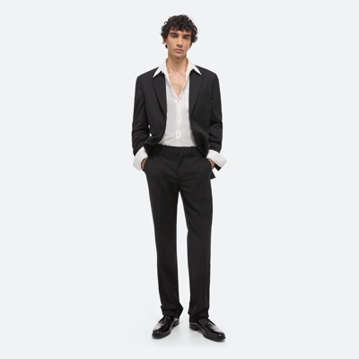 Helmut Lang Virgin Wool Classic Blazer In Black