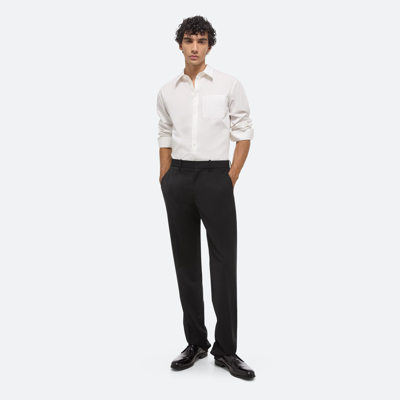 Helmut Lang Virgin Wool Car Trouser In Black