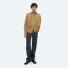 Helmut Lang Sleeveless Tuxedo Shirt In Trench