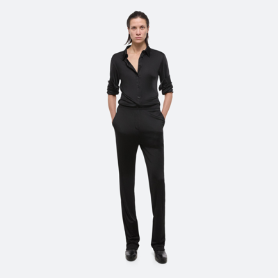 Helmut Lang Jersey Slim Shirt In Black