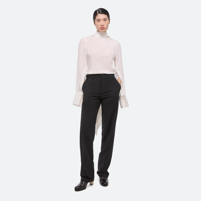 Helmut Lang Scarf Silk Blouse In Neutral