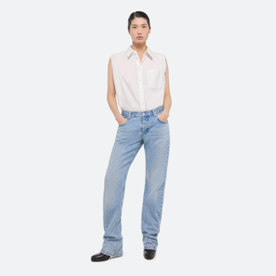 Helmut Lang Low-rise Straight Jeans In Light Indigo