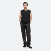 HELMUT LANG SLEEVELESS CRUSHED KNIT TOP