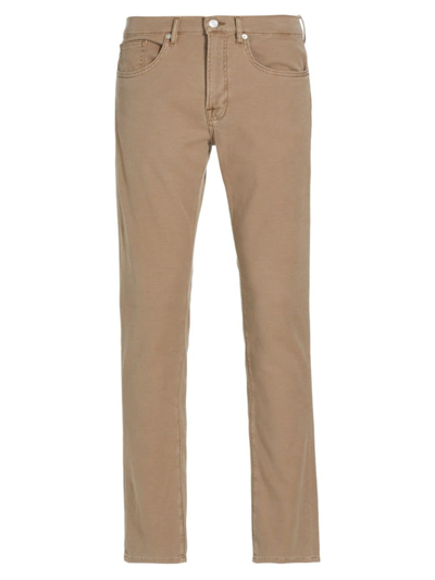 Frame L'homme Slim Fit Twill Five-pocket Pants In Garage Beige