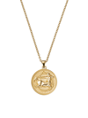 Futura Women's Icons 18k Yellow Gold Zodiac Medallion Necklace In Sagittarius
