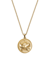 Futura Women's Icons 18k Yellow Gold Zodiac Medallion Necklace In Leo