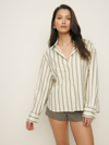 REFORMATION ANDY OVERSIZED SHIRT