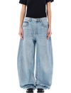 ALEXANDER WANG OVERSIZED ROUNDED LOW RISE JEANS