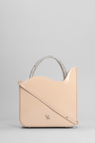 Le Silla Ivy Shoulder Bag In Powder Patent Leather