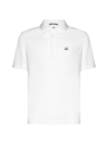 C.p. Company C. P. Company Man Polo Shirt White Size S Cotton, Polyamide In Gauze White