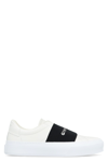 GIVENCHY CITY SPORT LEATHER SLIP-ON SNEAKERS