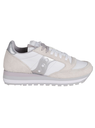 Saucony Jazz Triple Sneakers In White/silver