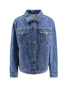 Totême Toteme Classic Line Denim Jacket For Men Or Women In Blue