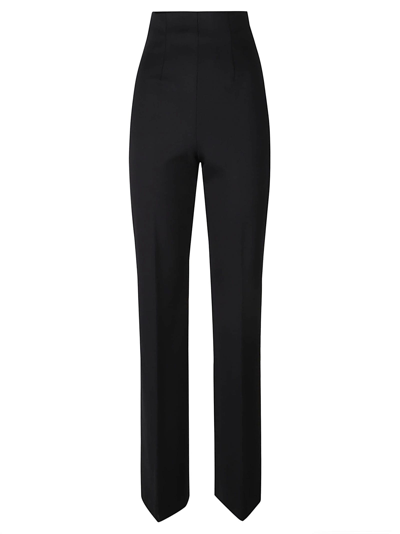 Sportmax Olea Stretch Suiting Trousers In Black